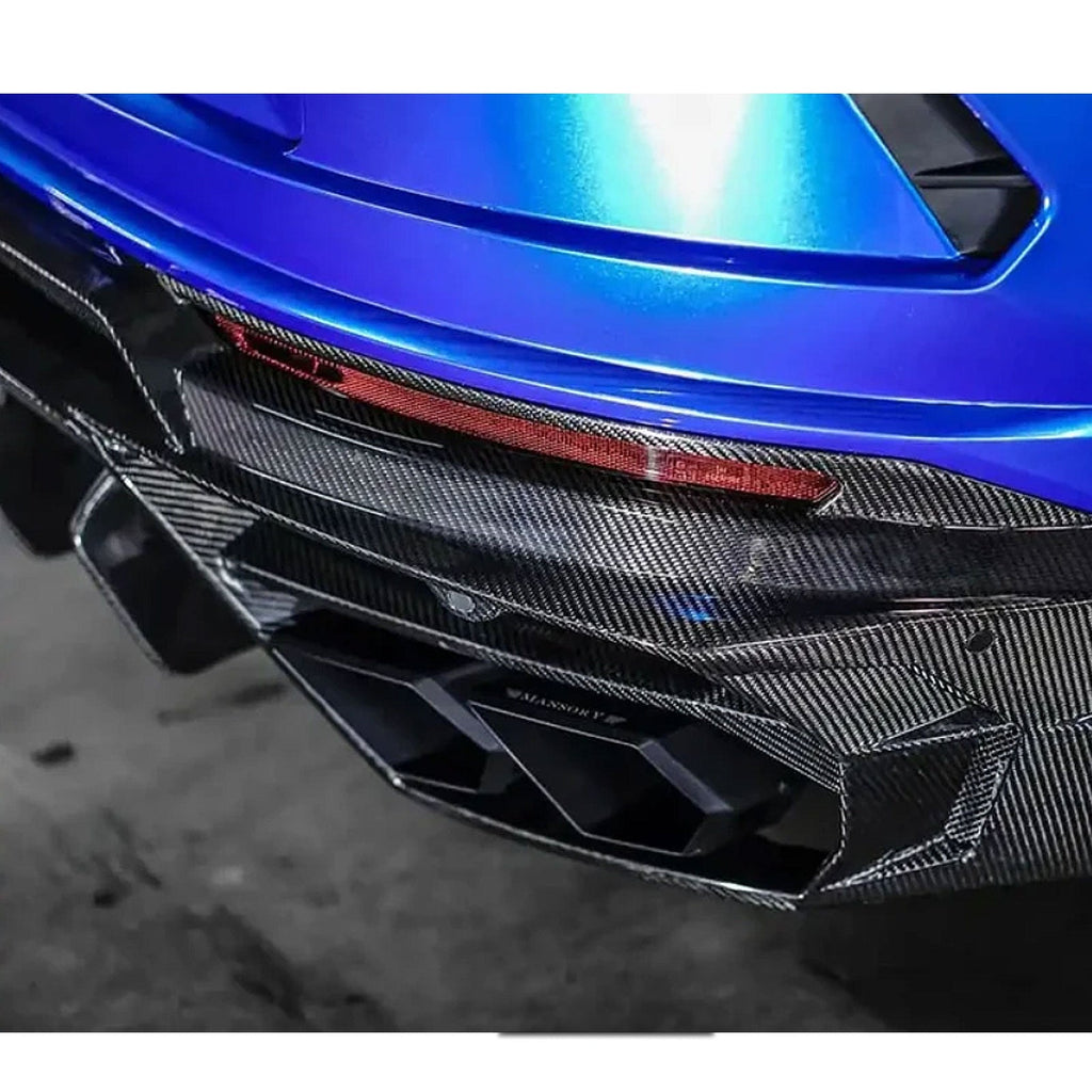 MSY Style Dry Carbon Fiber Rear Diffuser for Lamborghini Urus - Bull Boost Performance