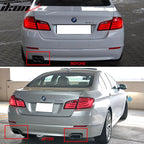 2011-2016 BMW 5 F10 F11 F18 Chrome Exhaust Muffler Tip Stainless Steel