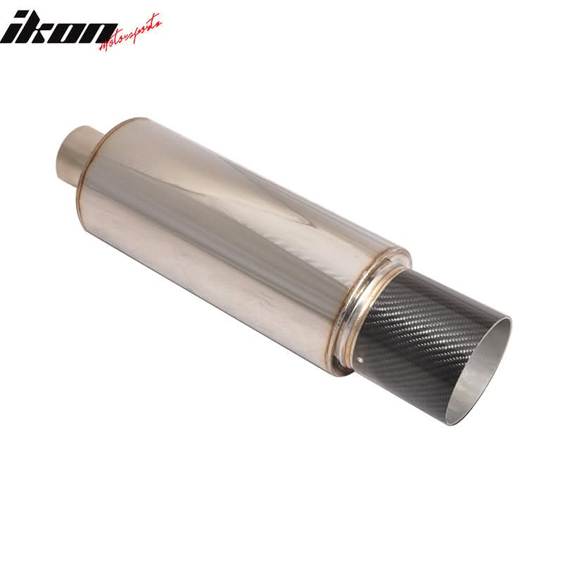 Fits BMW Stainless Muffler Apexi N1 Type 4" Flat Tip & Silencer CF