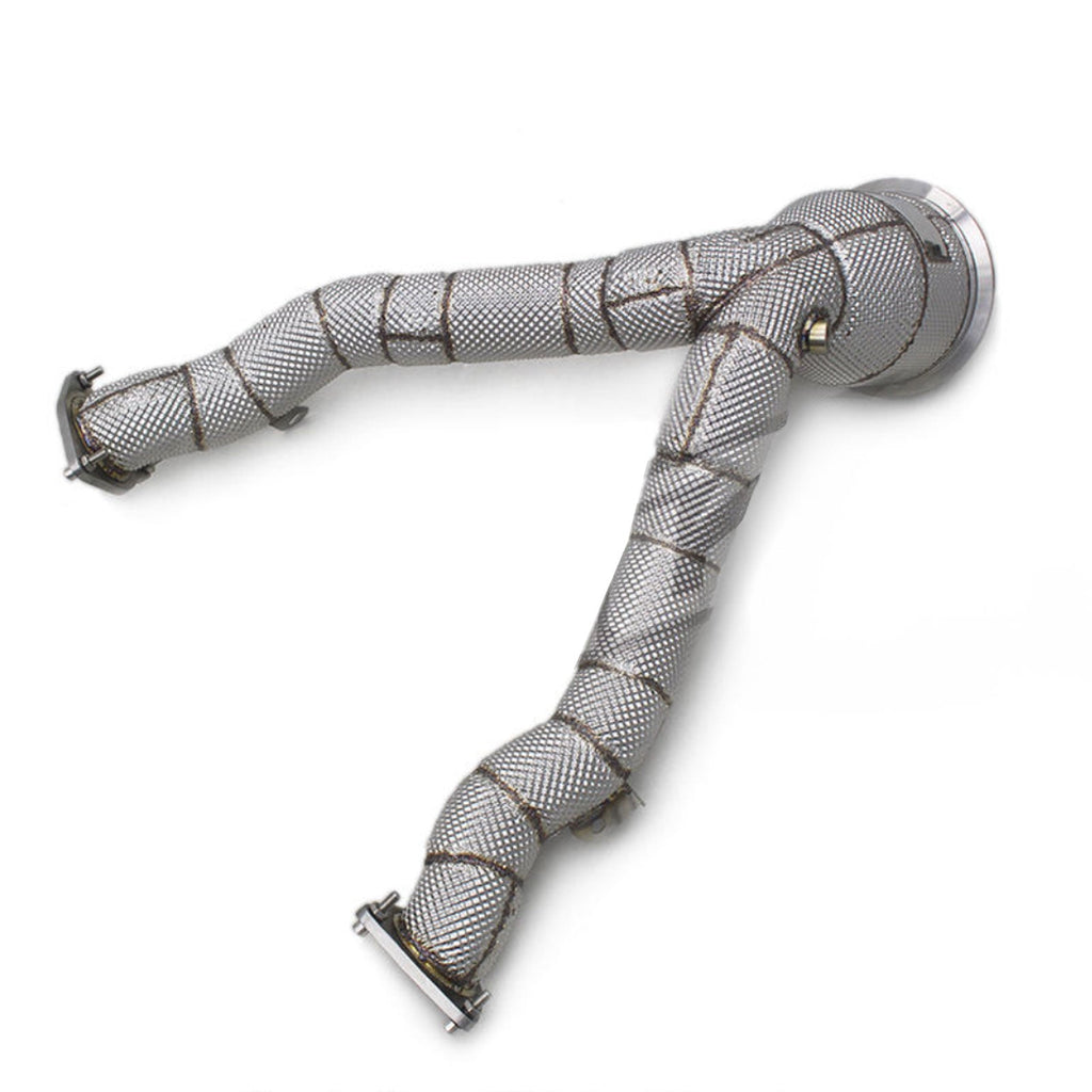 Stainless Exhaust Downpipe for Porsche Macan 3.0T 2.9T - Bull Boost Performance