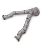 Stainless Exhaust Downpipe for Porsche Macan 3.0T 2.9T - Bull Boost Performance