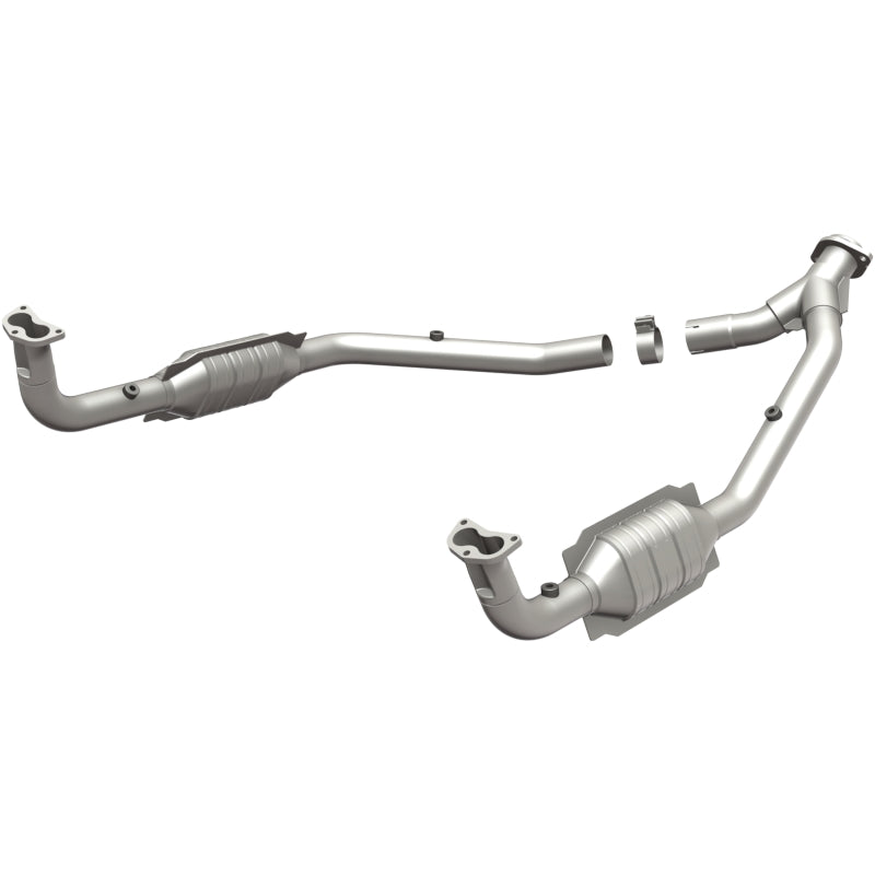 MagnaFlow DF Cat. Conv 97 Land Rover Defender 90 4.0L Y-Pipe Assy / 96-99 Discovery 4.0L Y-Pipe Assy