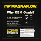 MagnaFlow 18-19 Chevrolet Cruze L4 OEM Underbody Front Direct Fit Converter