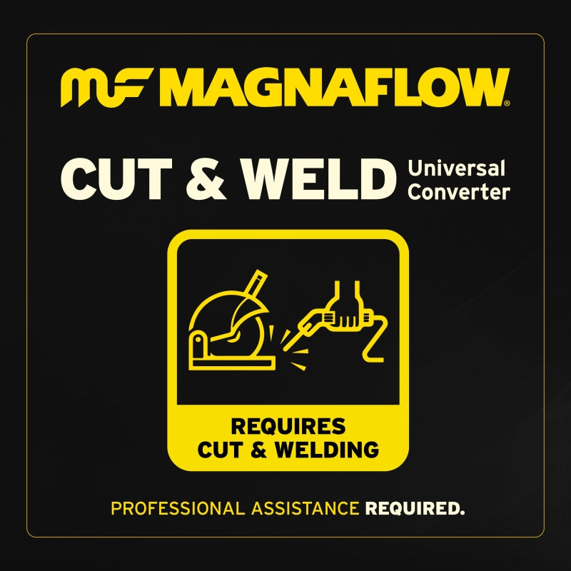 MagnaFlow 2.50 2/O2 CA 5in. Spun CA Universal Converter