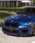 BMW 5 Series F90 M5 LCI ST Style Carbon Fiber Front Lip (2020+)