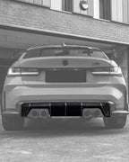 BMW 3 Series G80 M3 G82 G83 M4 Euro Version OE Style Carbon Fiber Rear Diffuser (2019 - 2024)