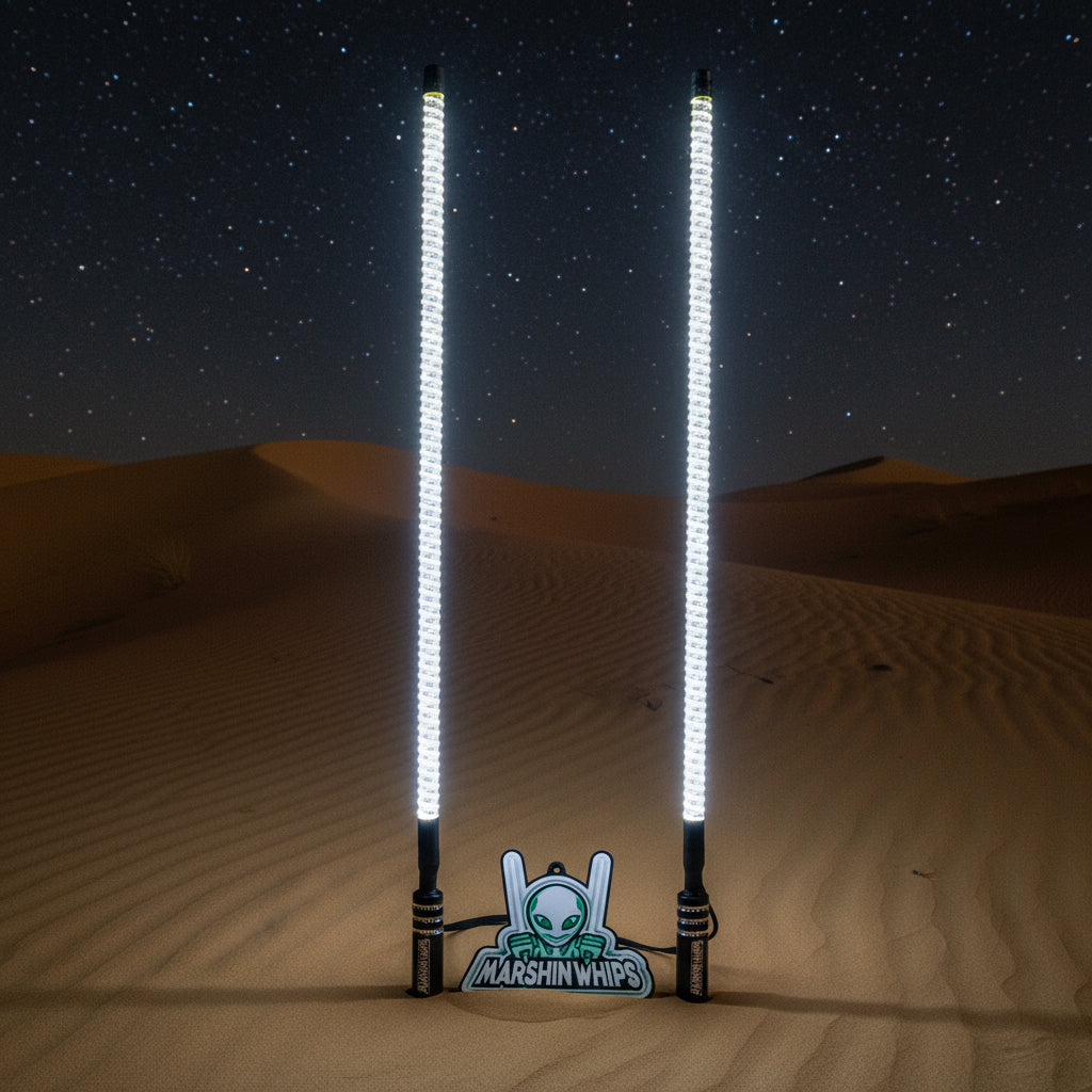 V2 Black Out LED Whip Set: The Ultimate Stealth