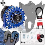Mechman 400 Amp Dark Blue Dual Alternator Kit for 1999 - 2013 GM Trucks