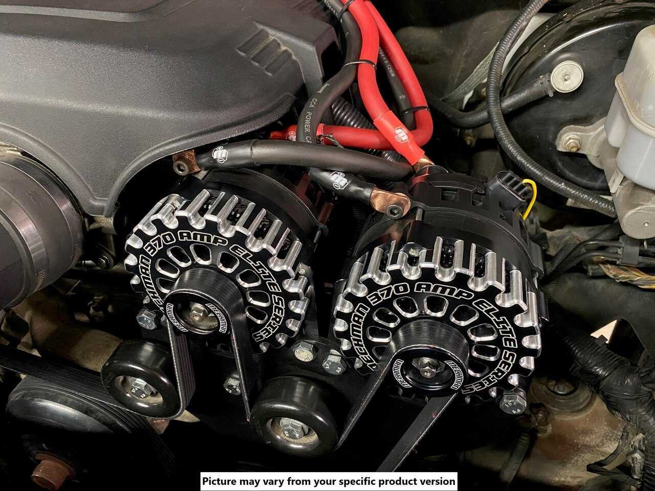 Mechman 400 Amp Orange Dual Alternator Kit for 1999 - 2013 GM Trucks