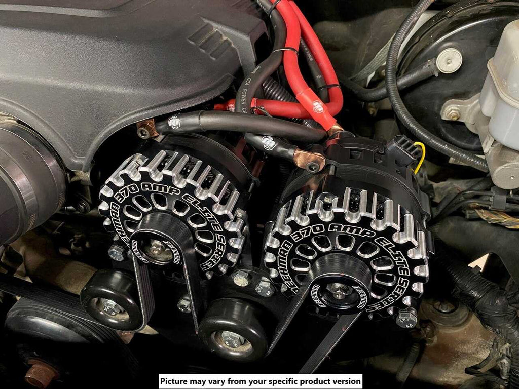 Mechman 800 Amp Black Dual Alternator Kit for 1999 - 2004 GM Trucks