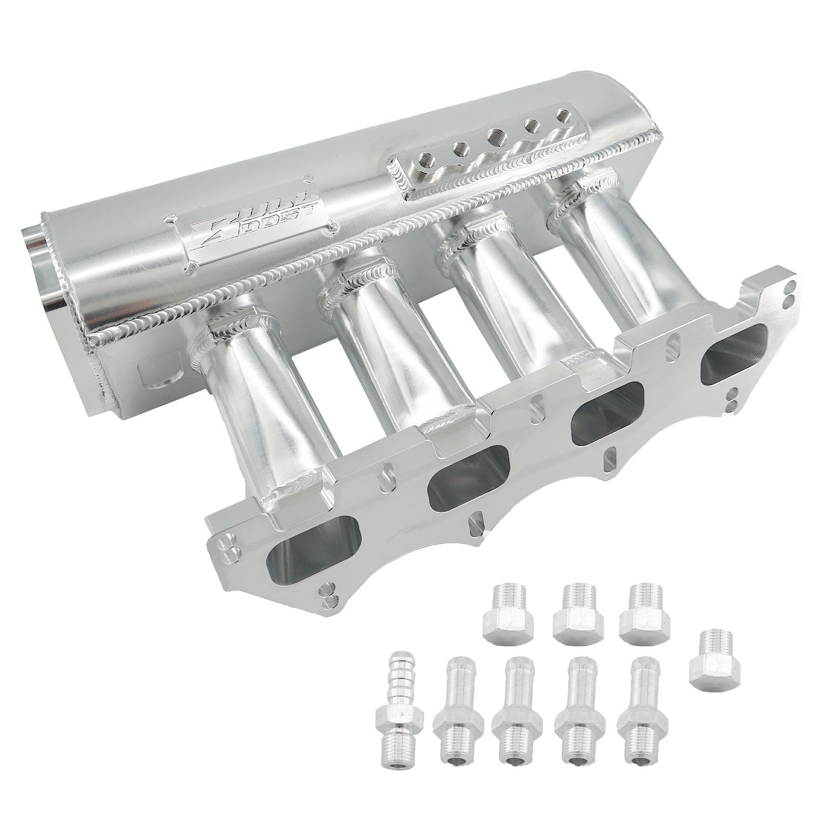 Polished Aluminum Intake Manifold for Mazda Miata MX-5 NA NB 1.8 89-05 - Bull Boost Performance