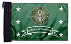 Army Served With Pride 12"x18" Forever Wave Flag for Golf Carts