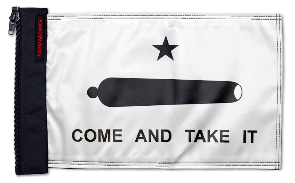 Gonzales 12"x18" Forever Wave Flag for Jeep Wrangler JLU 4-Door 2018-Present