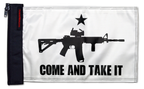 Gonzales Machine Gun 12"x18" Forever Wave Flag for Jeep Wrangler YJ 1986-1995