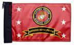 Marines Served With Pride 12"x18" Forever Wave Flag for Jeep Wrangler YJ 1986-1995