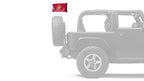 Marines 12"x18" Forever Wave Flag for Jeep Wrangler JK 2-Door 2007-2018