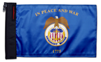 Merchant Marine 12"x18" Forever Wave Flag for Jeep Wrangler CJ-7 and CJ-8 1976-1986
