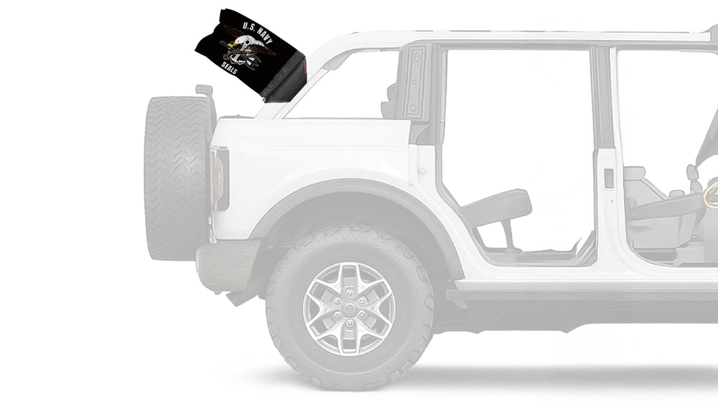 Navy Seals 12"x18" Forever Wave Flag