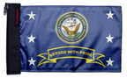 Navy Served With Pride 12"x18" Forever Wave Flag for Jeep Wrangler TJ 1996-2006