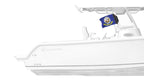 Navy 12"x18" Forever Wave Flag for Boats