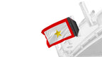 Service Gold Star12"x18" Forever Wave Flag for Boats