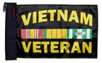 Vietnam Veteran 12"x18" Forever Wave Flag for Jeep Wrangler CJ-7 and CJ-8 1976-1986