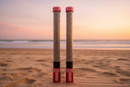 Mini Moe Red Edition LED Whips | Compact High-Output Safety Whips | Pair