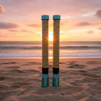 Mini Moe Teal Edition LED Whips | Compact High-Output Safety Whips | Pair