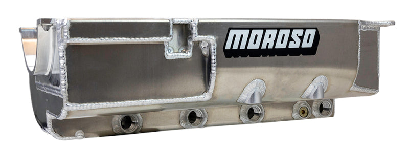 Moroso BBC Mark IV 4 Pickup Dry Sump 7-1/2in Deep Aluminum Oil Pan (w/o Starter Notch)
