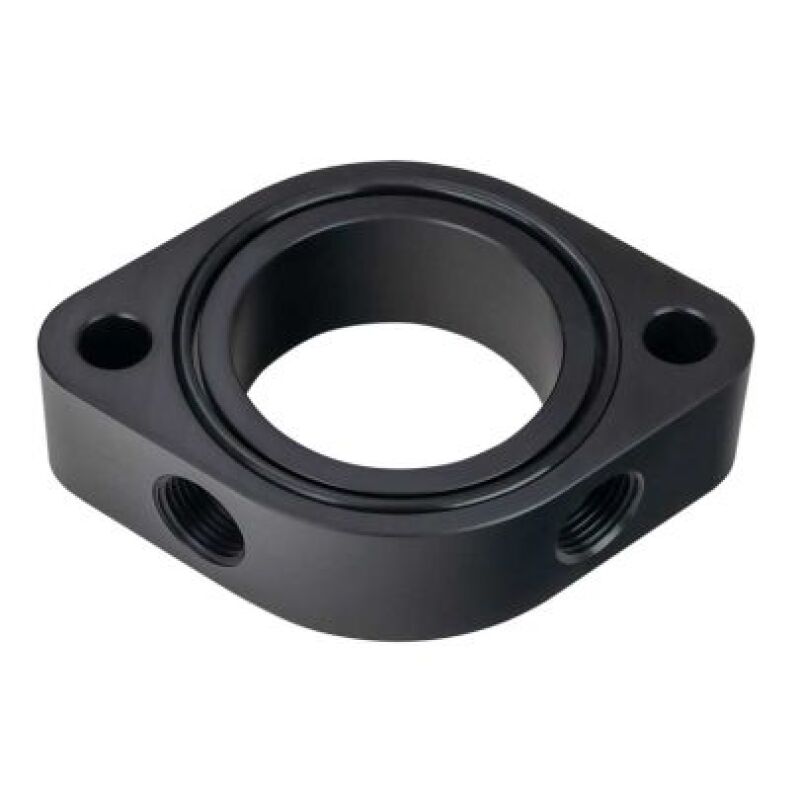 Moroso SBC/BBC Intake Brodix HV Series Thermostat Spacer - Black Anodized