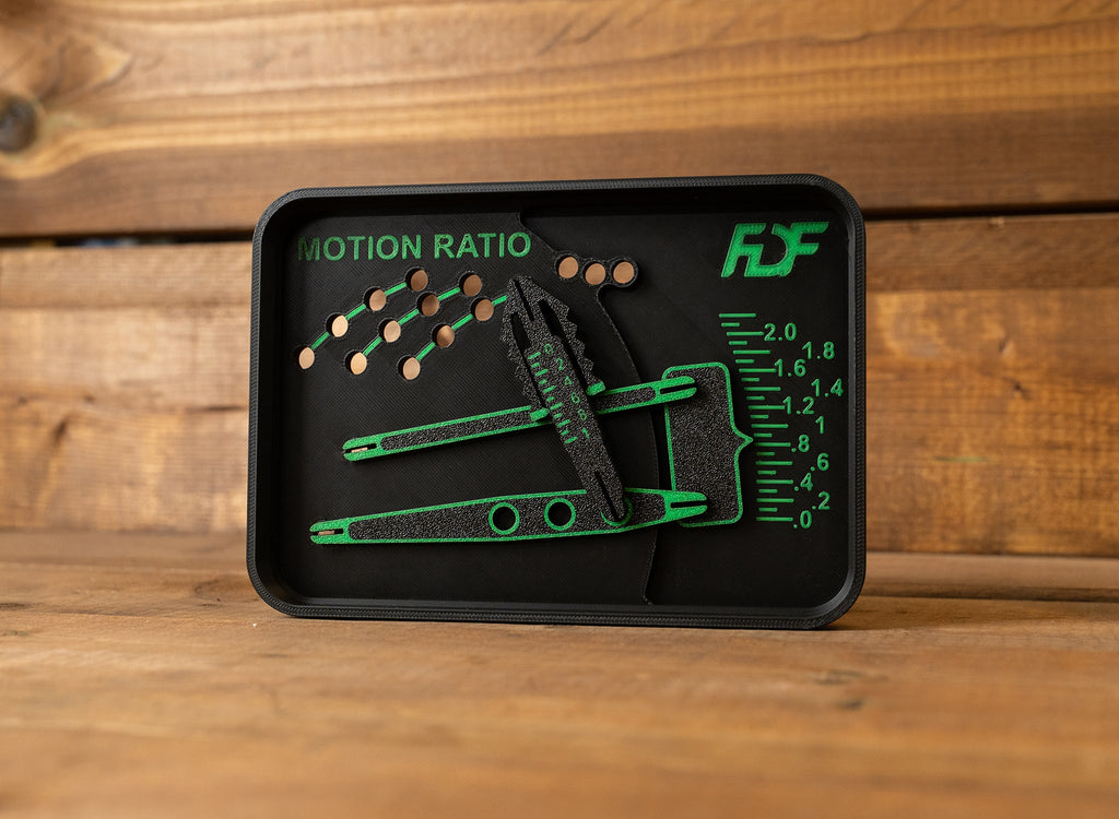 FDF RaceShop Educational Motion Ratio Tool