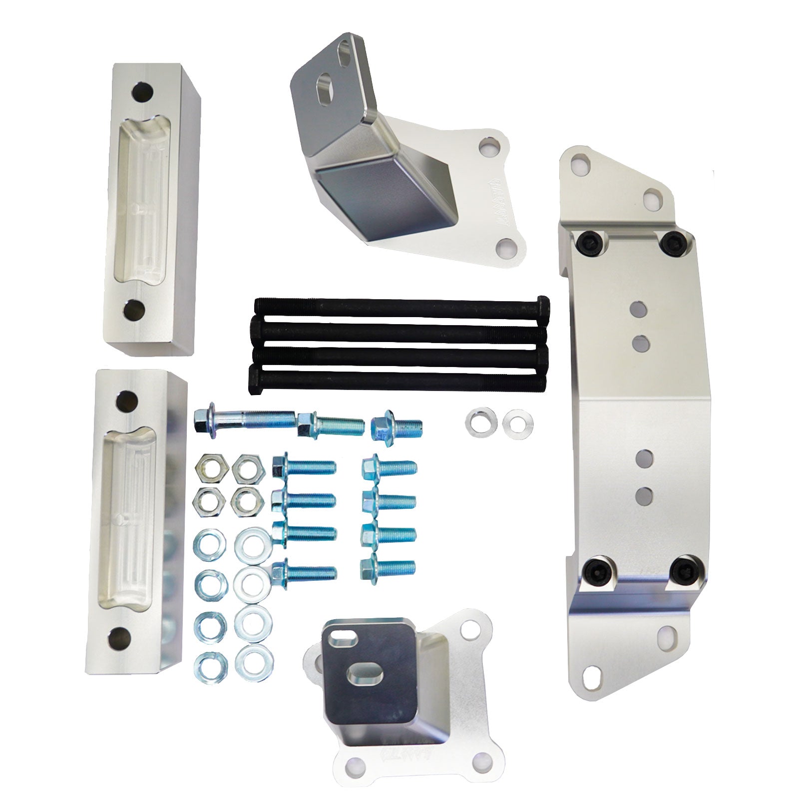 Billet K24 K24A Engine Swap Mount Kit for AE86 Chassis - Bull Boost Performance