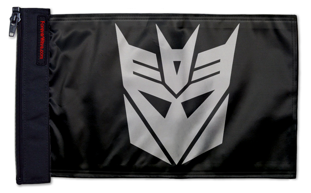 Transformers Decepticon 12"x18" Forever Wave Flag for Jeep Wrangler JKU 4-Door 2007-2018