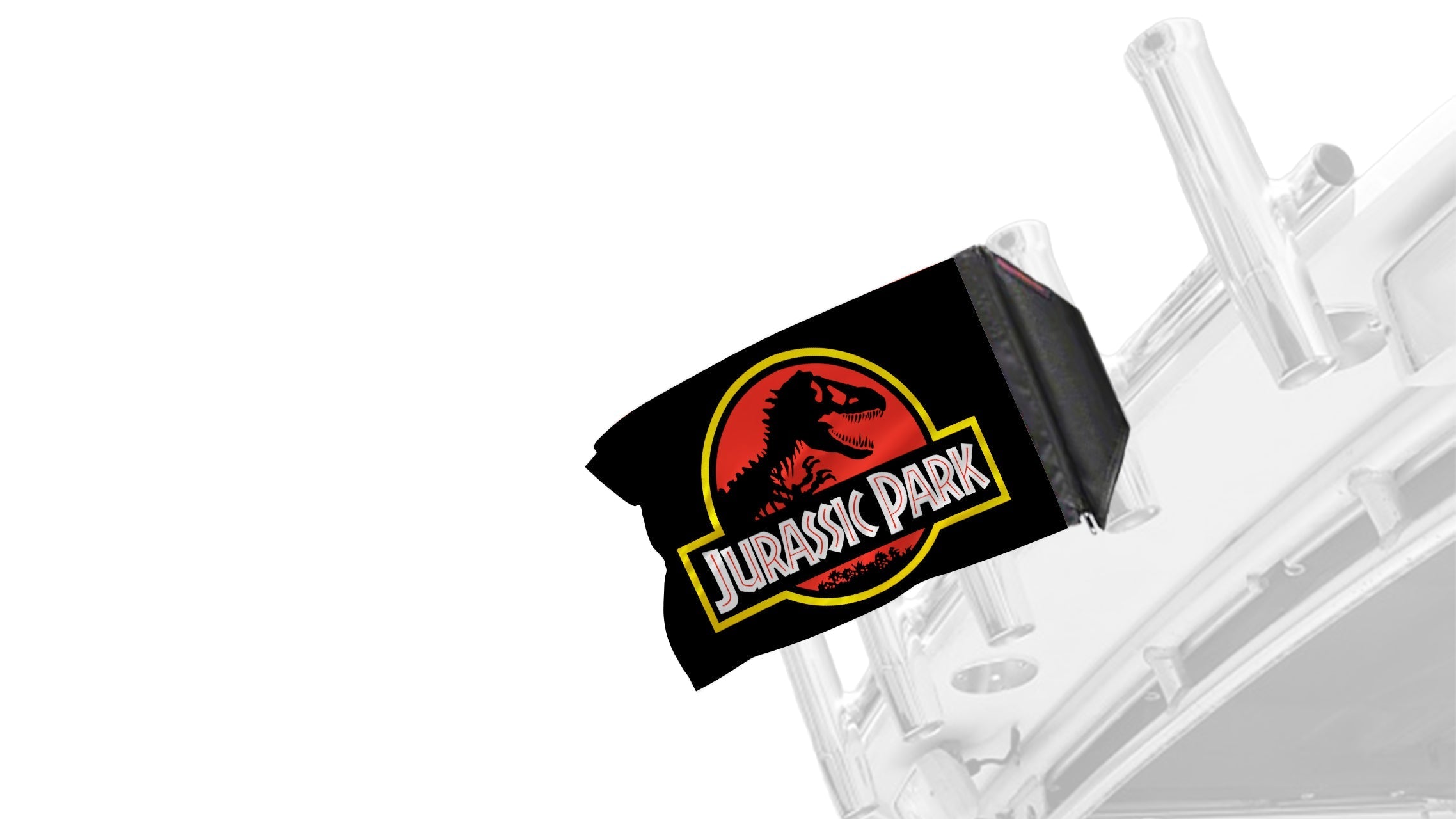 Jurassic Park 12"x18" Forever Wave Flag for Boats
