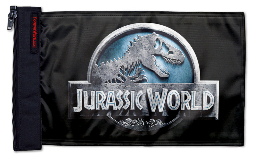 Jurassic World 12"x18" Forever Wave Flag
