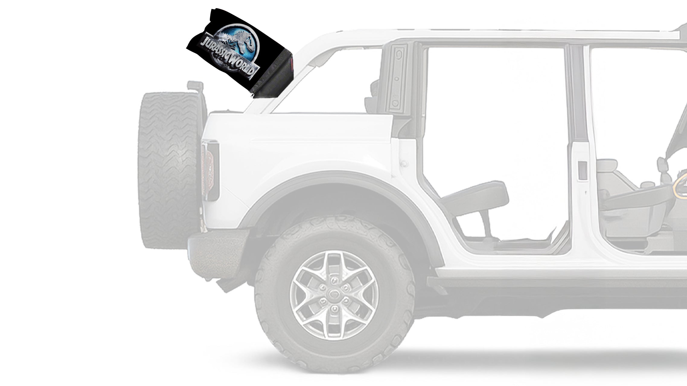 Jurassic World 12"x18" Forever Wave Flag