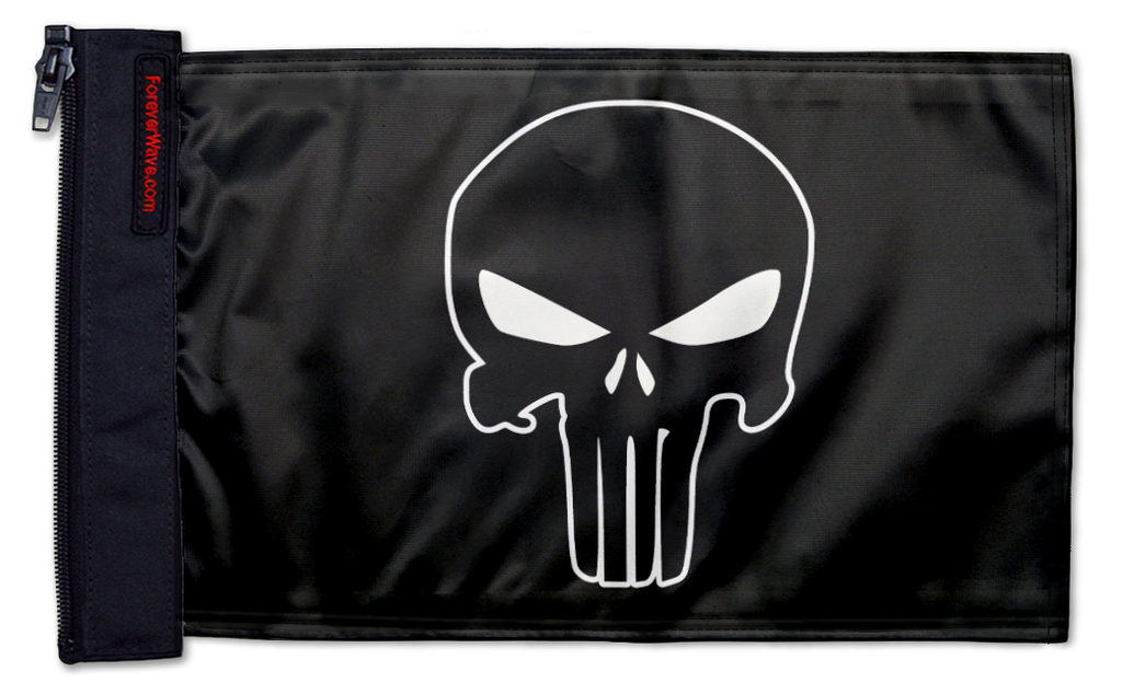 Punisher 12"x18" Forever Wave Flag