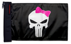 Punisher Pink Ribbon 12"x18" Forever Wave Flag