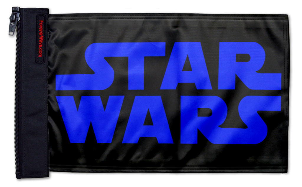 Star Wars 12"x18" Forever Wave Flag for Jeep Wrangler JKU 4-Door 2007-2018