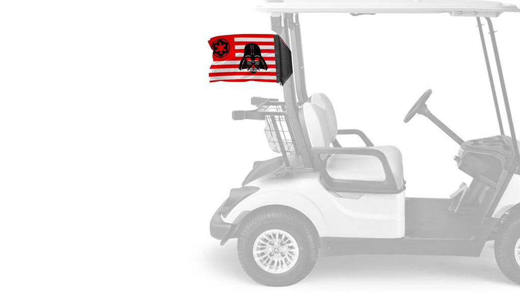 Star Wars Vader Imperial 12"x18" Forever Wave Flag for Golf Carts