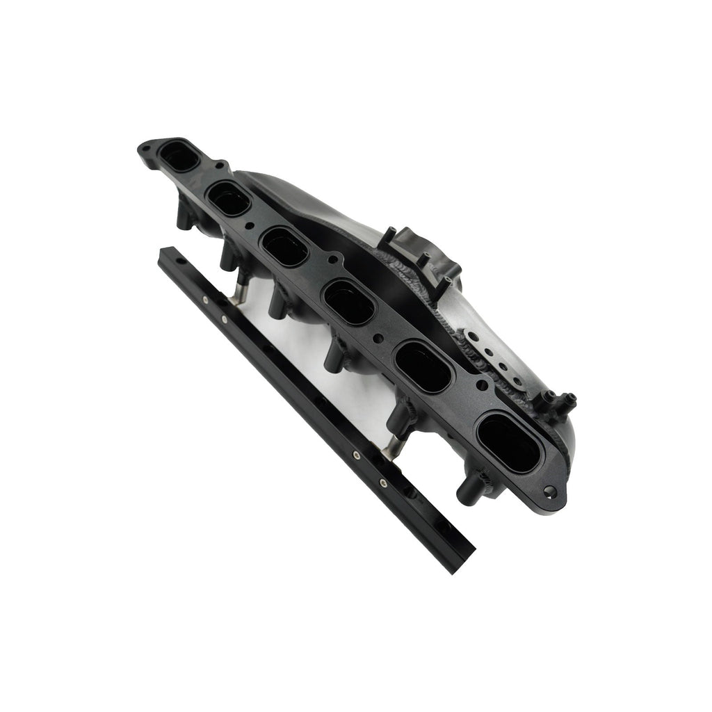 HI Flow Intake Manifold Fuel Rail for BMW N54 135i 335i 535i E90 BLACK - Bull Boost Performance