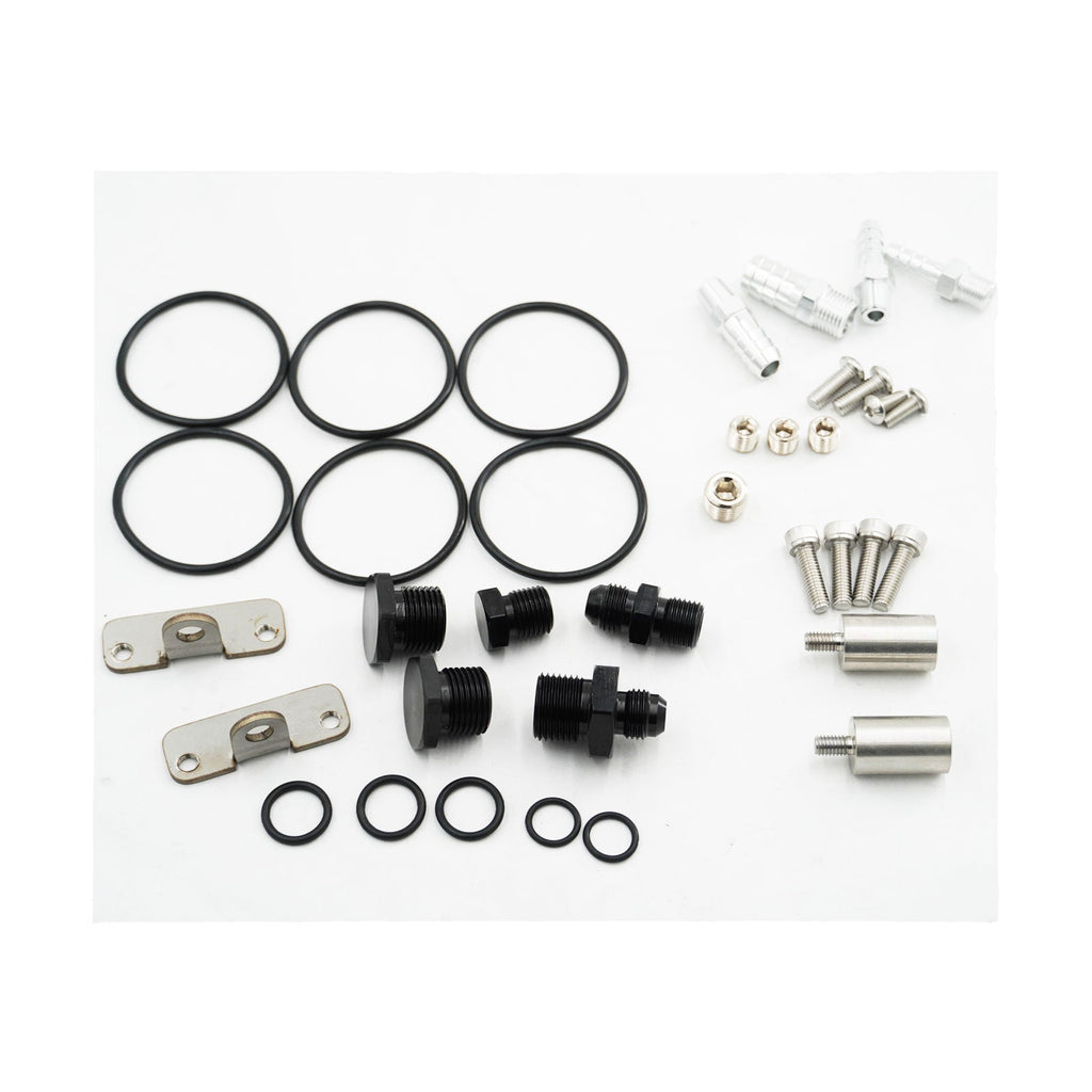 HI Flow Intake Manifold Fuel Rail for BMW N54 135i 335i 535i E90 BLACK - Bull Boost Performance