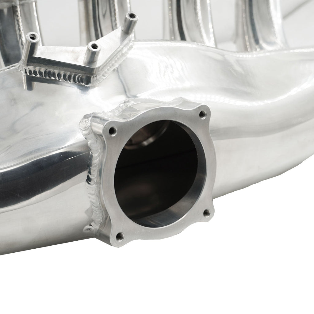 HI Flow Intake Manifold Fuel Rail for BMW N54 135i 335i 535i E90 Polished - Bull Boost Performance