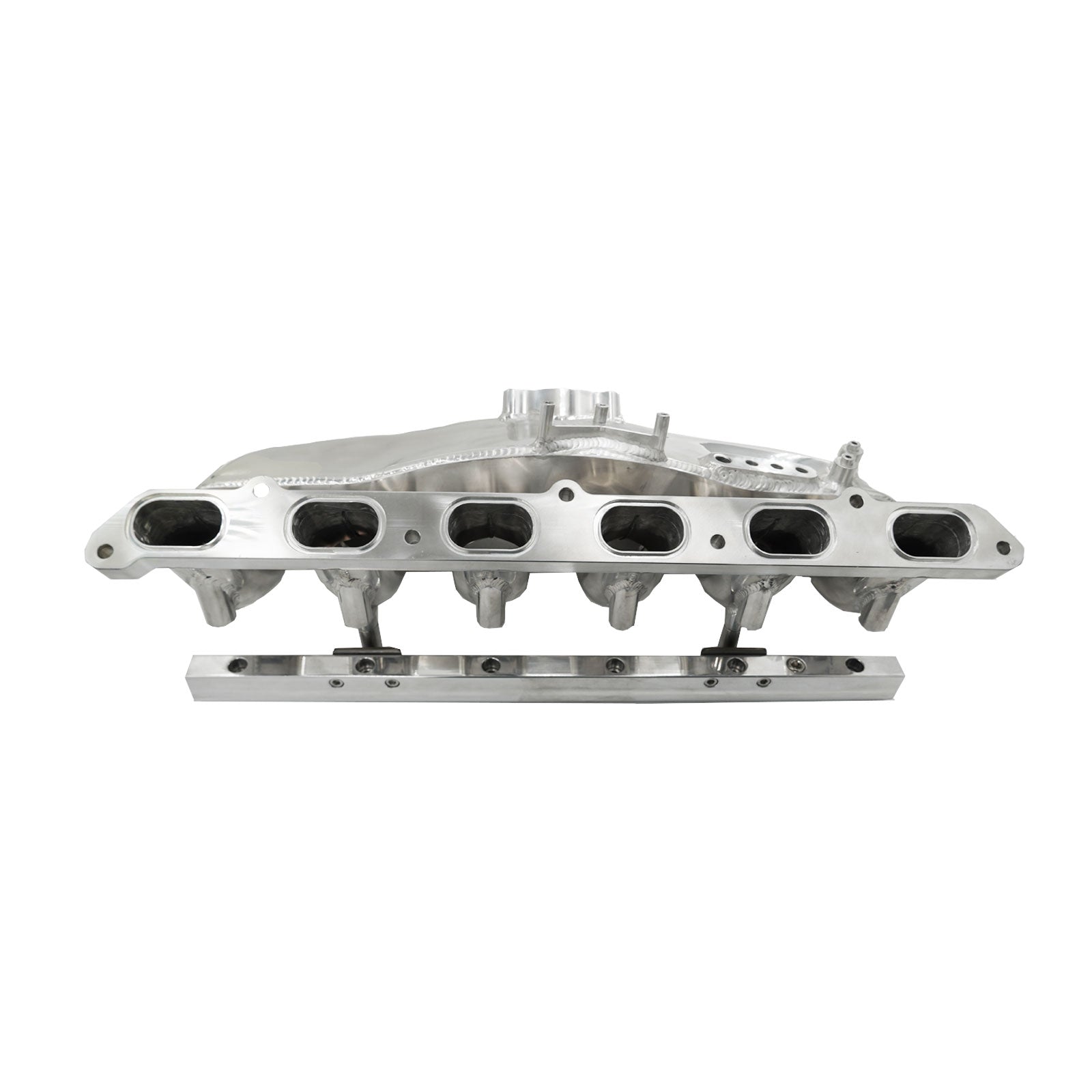 HI Flow Intake Manifold Fuel Rail for BMW N54 135i 335i 535i E90 Polished - Bull Boost Performance