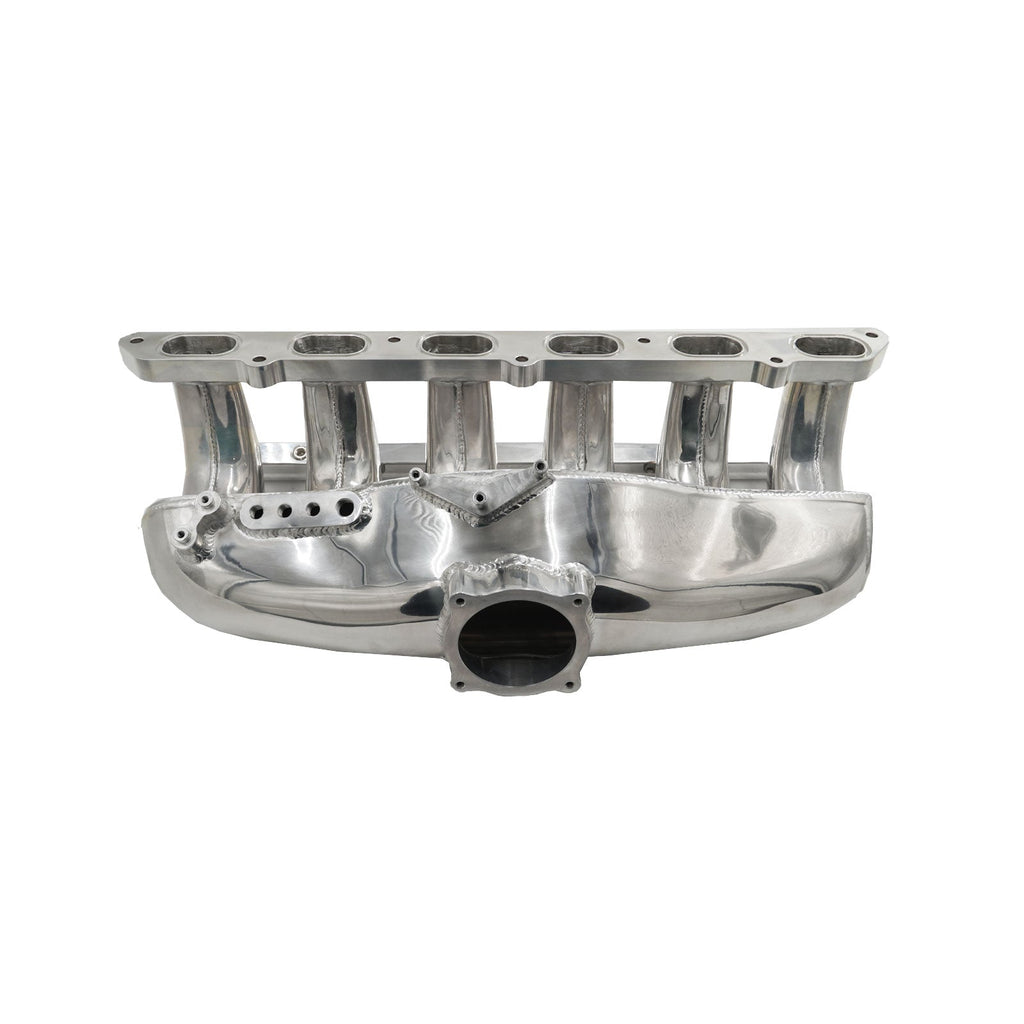 HI Flow Intake Manifold Fuel Rail for BMW N54 135i 335i 535i E90 Polished - Bull Boost Performance
