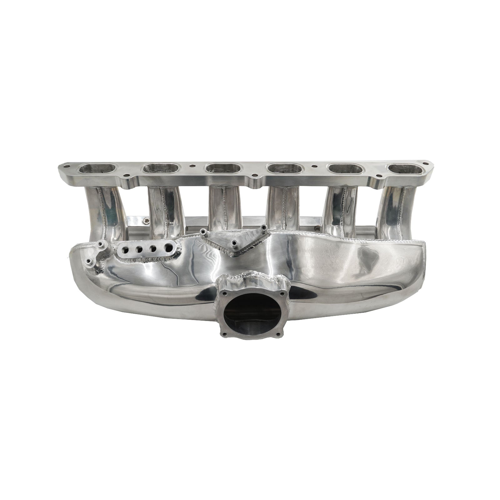 HI Flow Intake Manifold Fuel Rail for BMW N54 135i 335i 535i E90 Polished - Bull Boost Performance