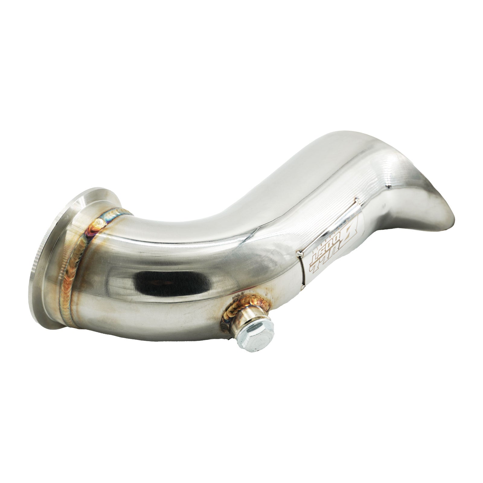 N54 B58 3" Single Turbo Tear Drop Hood Exit for BMW 335 135 E90 E92 E82 F30 - Bull Boost Performance