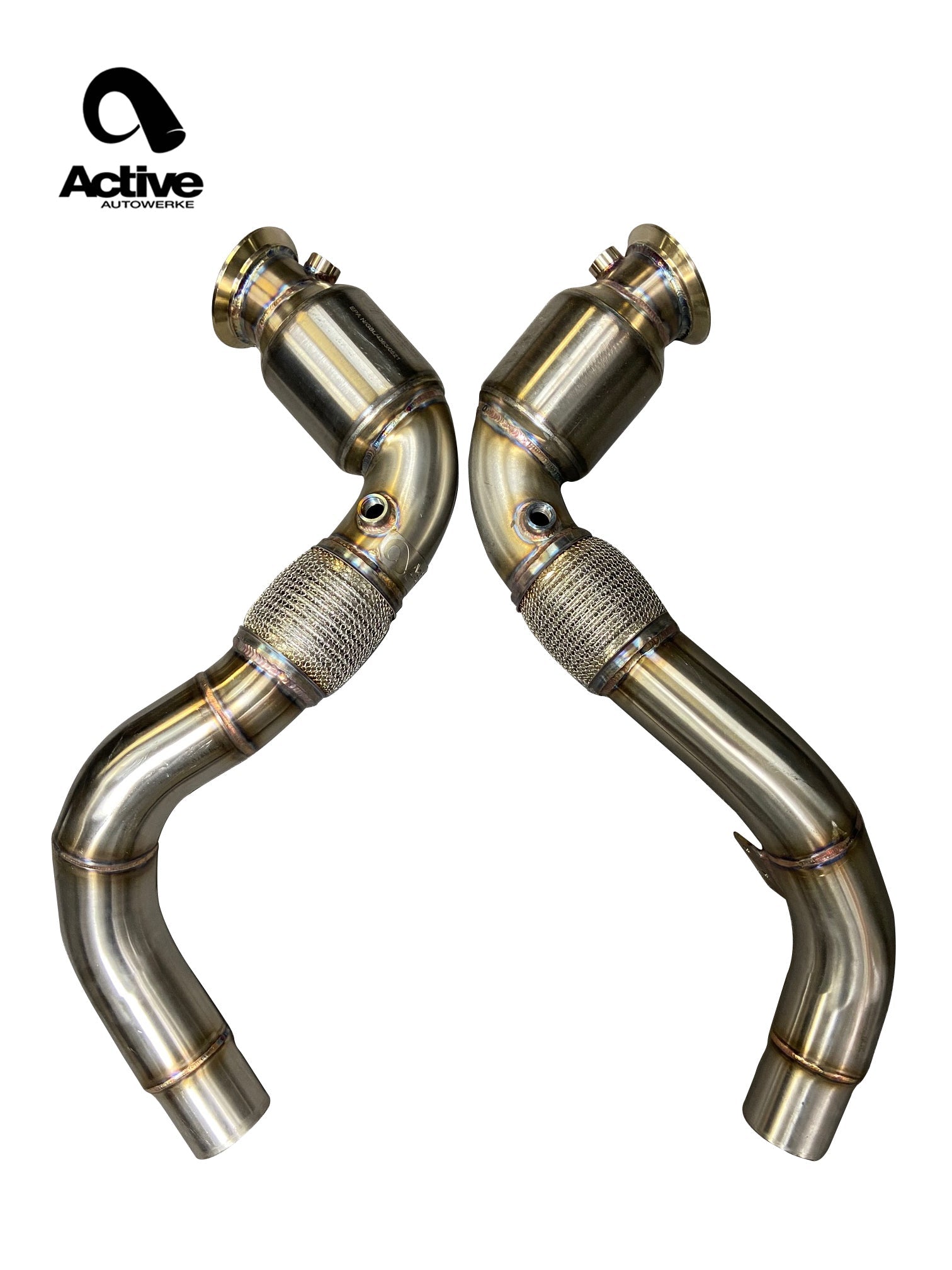 Active Autowerke S63 N63 GESI Catted Downpipes | V8 BMW X5 M and X6 M X5 X6 550i 650i