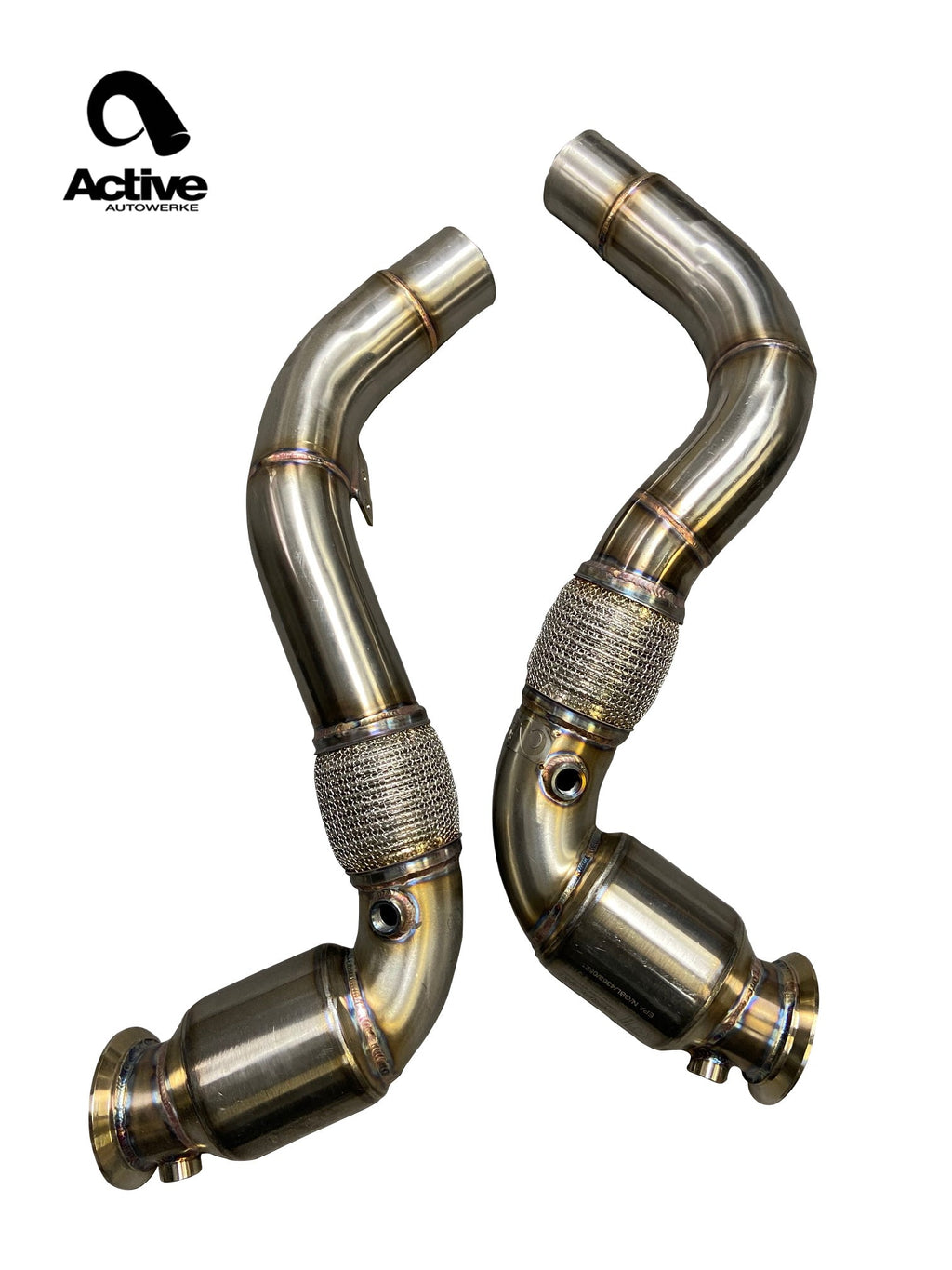 Active Autowerke S63 N63 GESI Catted Downpipes | V8 BMW X5 M and X6 M X5 X6 550i 650i