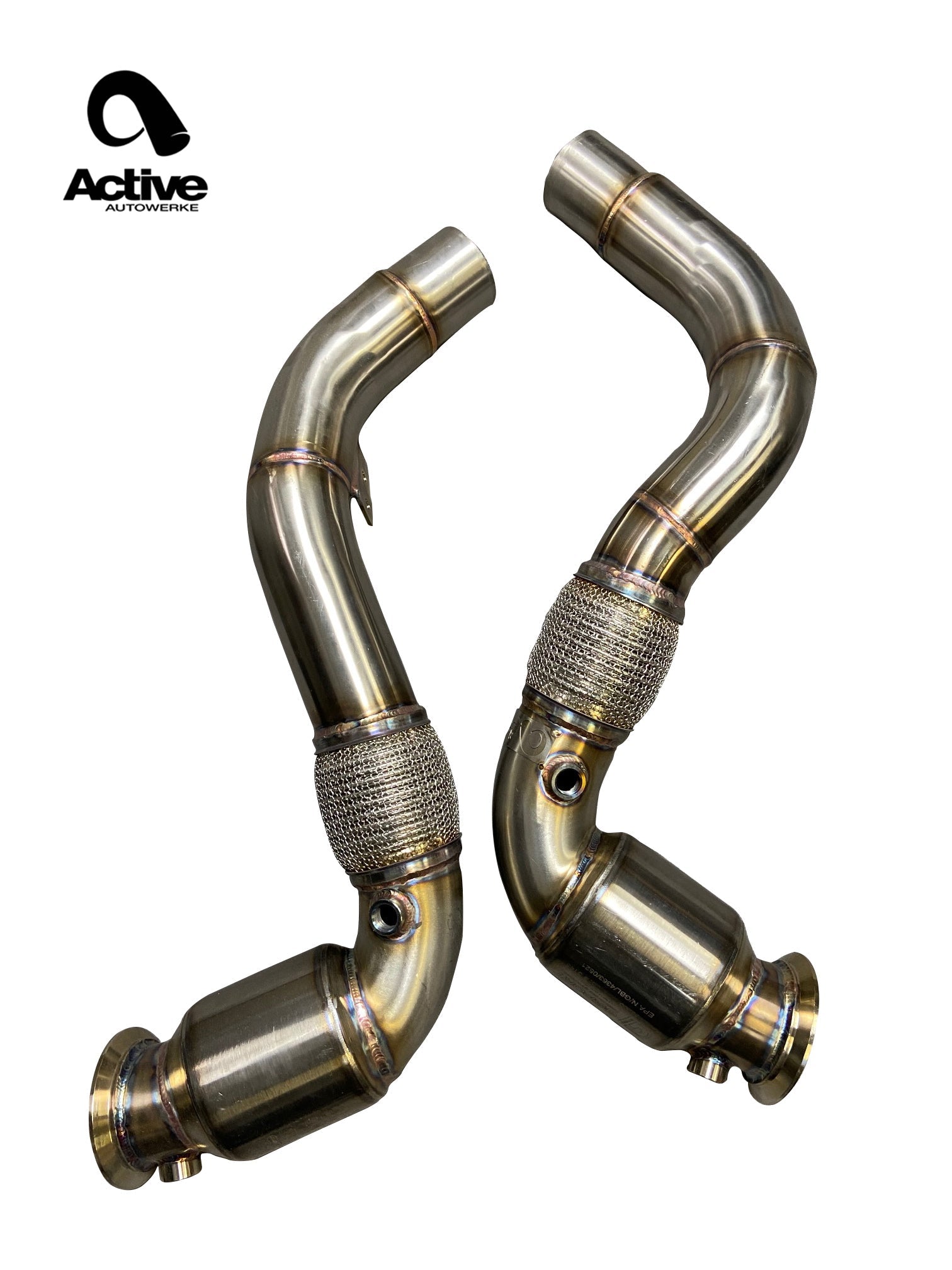 Active Autowerke S63 N63 GESI Catted Downpipes | V8 BMW X5 M and X6 M X5 X6 550i 650i